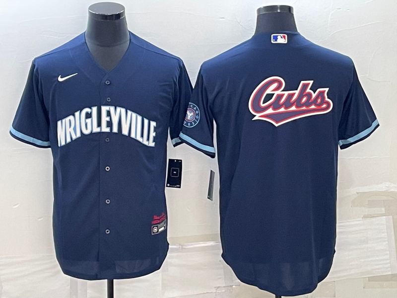 Men's Chicago Cubs Navy City Connect Jersey